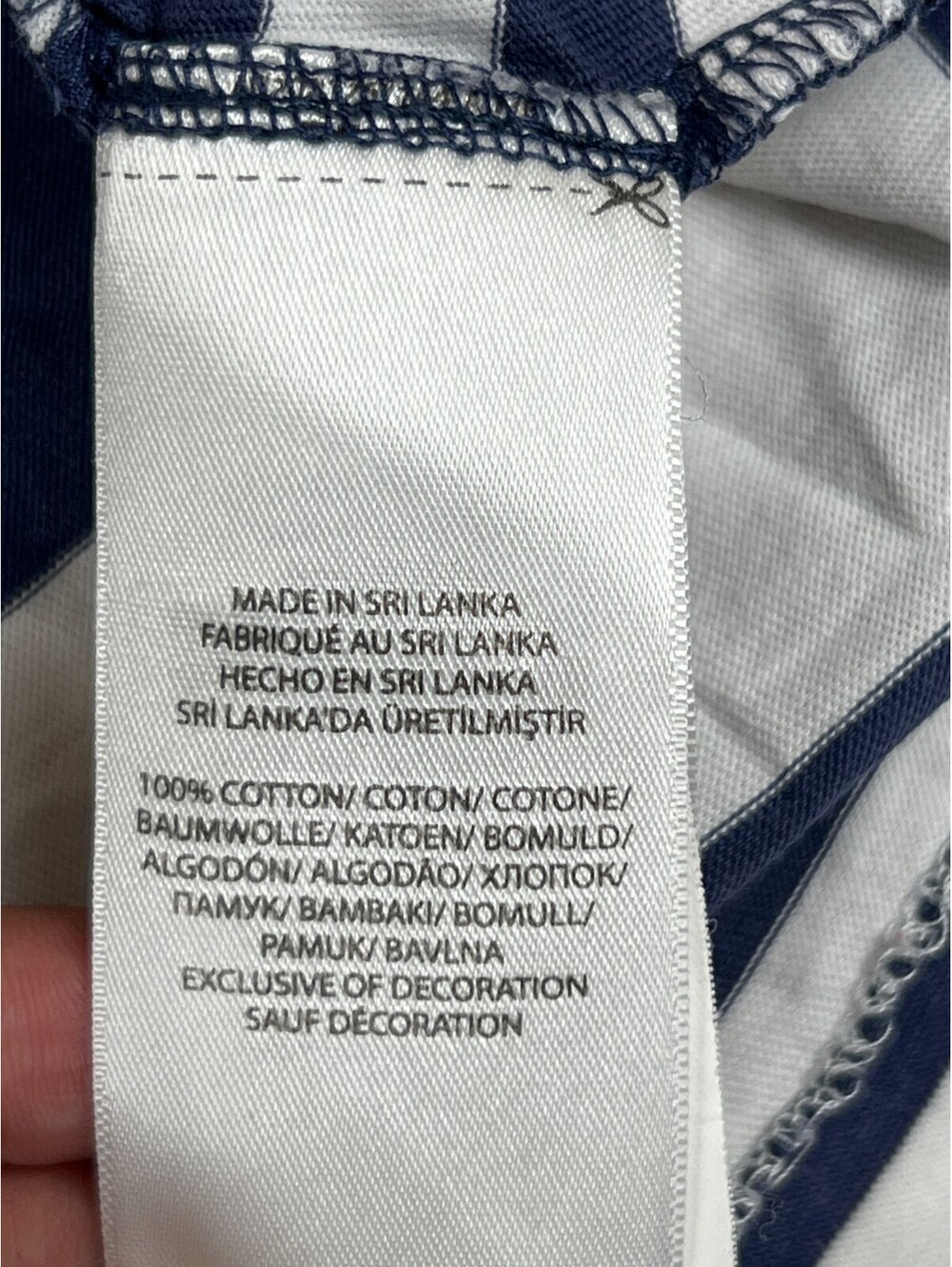 Polo Ralph Lauren Men Size M Blue White Striped Pocket T-Shirt Classic Fit - Picture 7 of 11